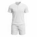 Ensemble Coordonné Structuré — Chemise Manches Courtes & Short